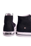 Pánske klasické vysoké tenisky Big Star DD174249 Black