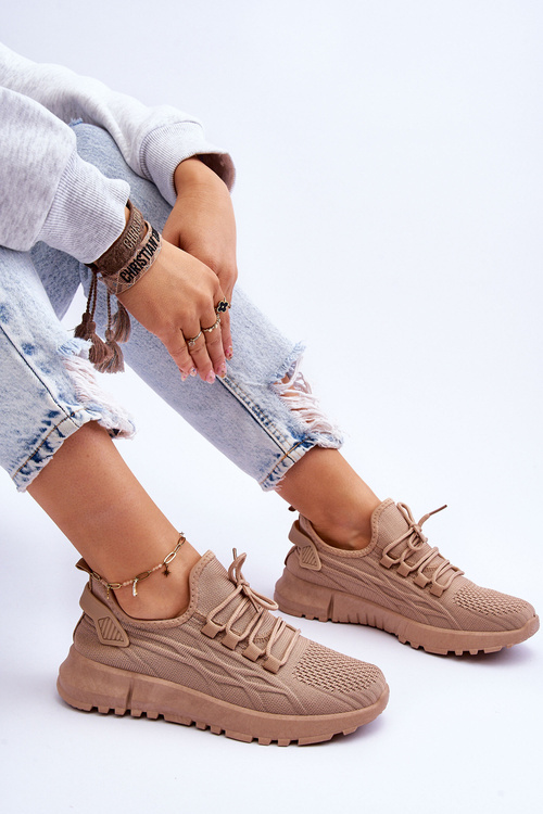 Dámská nazouvací sportovní obuv Tenisky Tmavě béžove Rosett