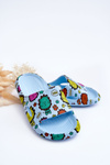 Detská ľahká pena flip -flops ligy Blue Esther