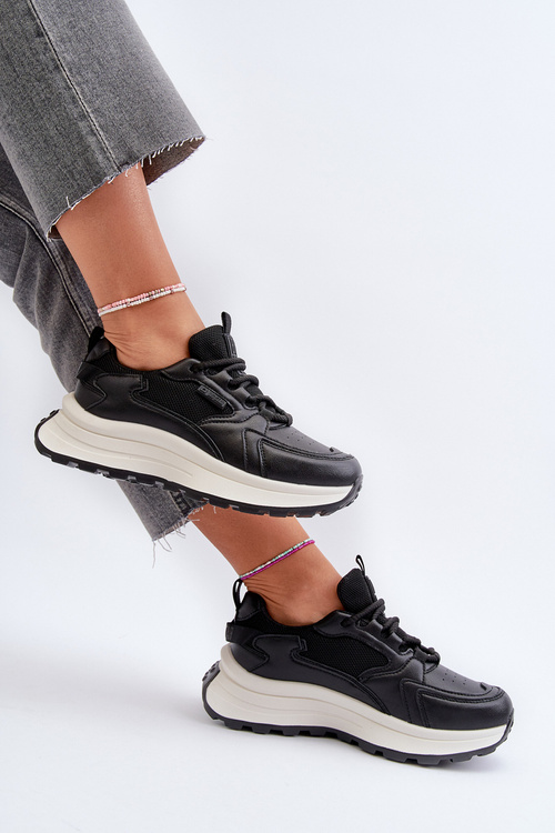 Dámske tenisky HI-POLY SYSTEM Big Star NN274A106 Čierne