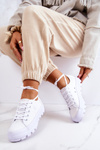 Dámske tenisky na platforme Big Star JJ274488 White