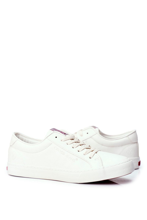 Pánske tenisky krížové džínsy biele FF1R4035C