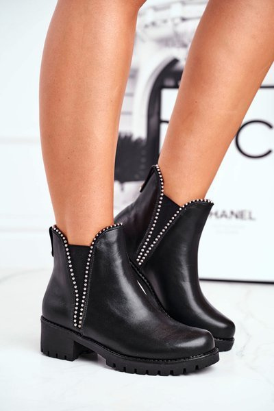 Dámske teplé čierne staré staré staré topánky