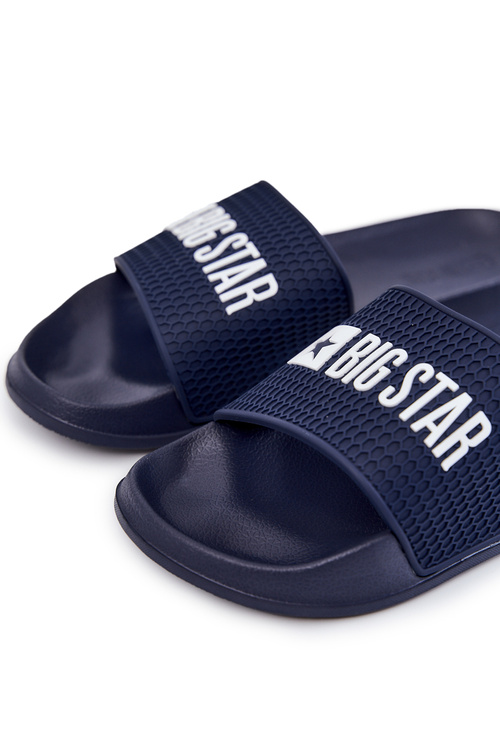 Pánské pantofle Big Star JJ174507 Námořnická modrá