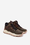 Pánské turistické boty WRANGLER WEST MEN MID 20253027 tmavozelené