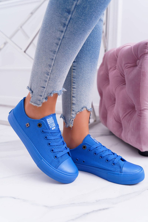 Dámské Klasické Nízké Tenisky BIG STAR AA274011 Tmave Modré