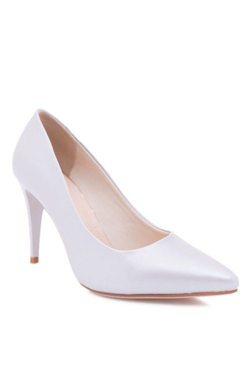 Sergio Leone Pearl Pumps strieborné kolíky Feliciana