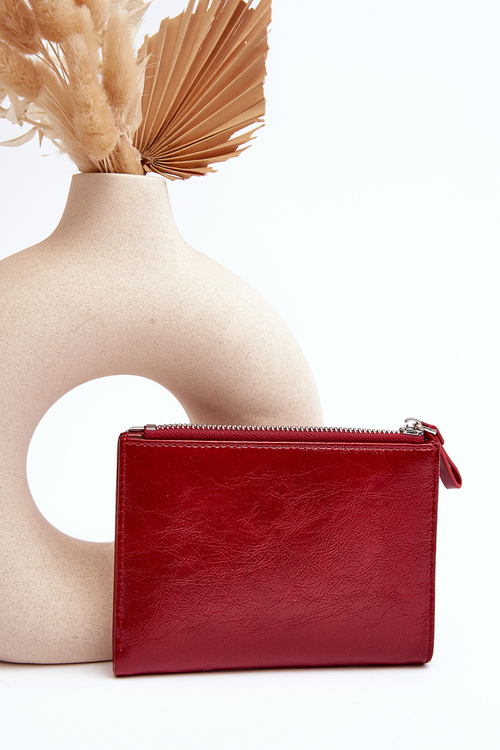 Dámská peněženka z ekokůže červená Cudea