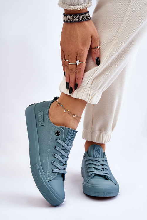 Dámska klasická nízka veľká hviezda LL274019 Zelená