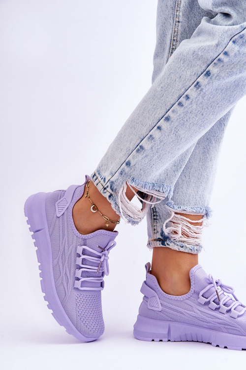 Dámská nazouvací sportovní obuv Tenisky fialove Rosett