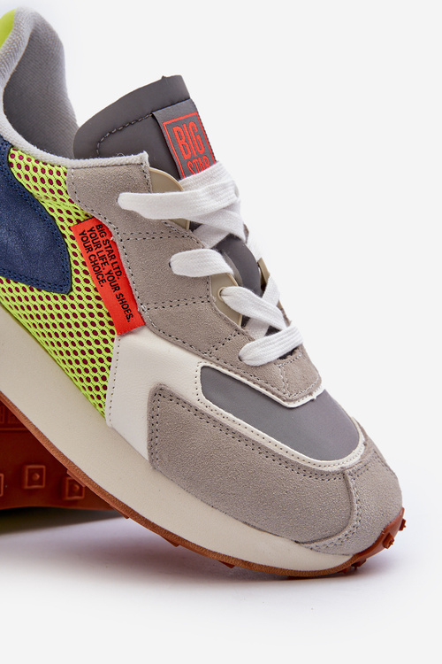 Pánské sportovní tenisky s paměťovou pěnou Memory Foam od Big Star NN174344 šedé