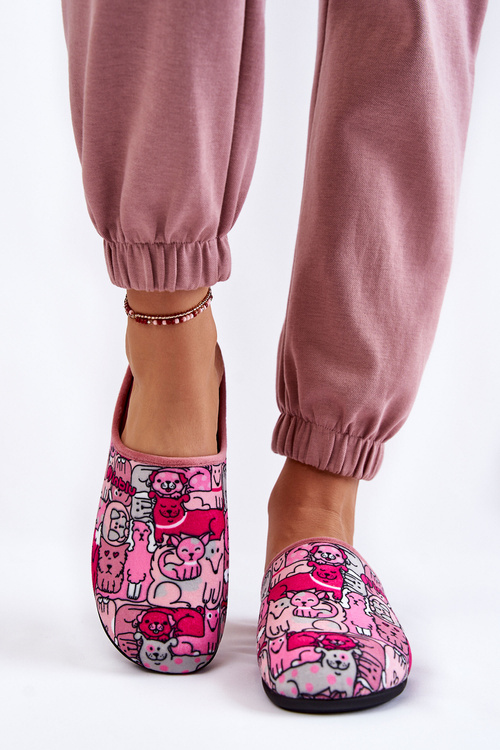 Domáce žabky u mačiek Inblu GF-12-023 Pink