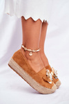 Dámské Espadrilky Lněné Camel Denver