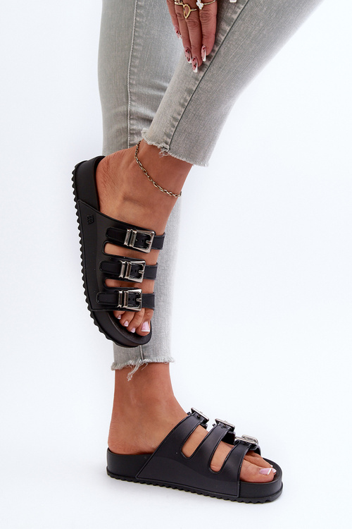 Dámske gumové flip -flops Zaxy JJ285058 čierna