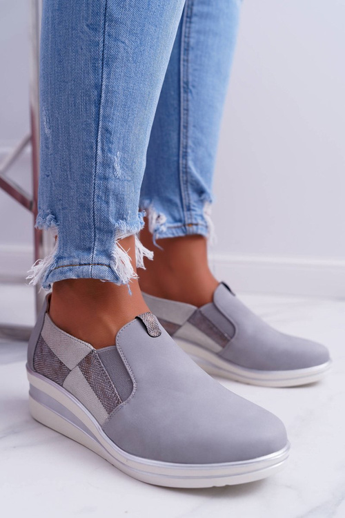 Women's Polobotky Slip On Sergio Leone PB231 Šedé Sparten