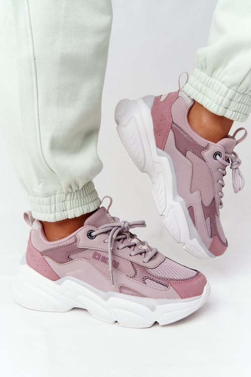 Dámské Tenisky Memory Foam Big Star HH274258 Fialové