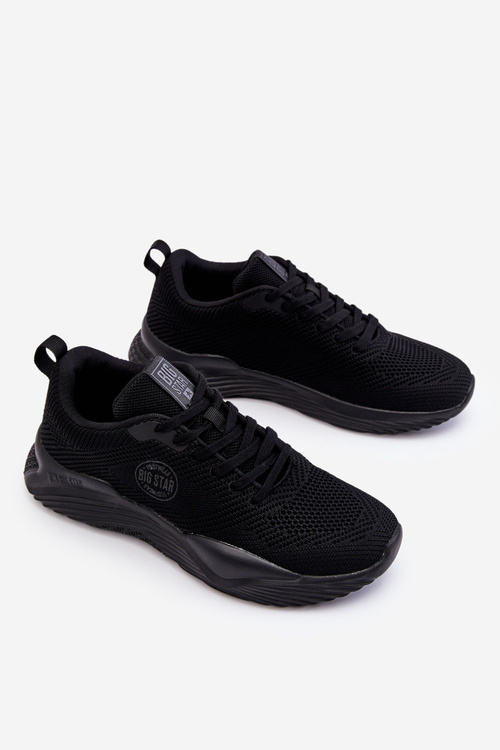 Pánska teniská pamäť pena veľká hviezda LL174248 čierna