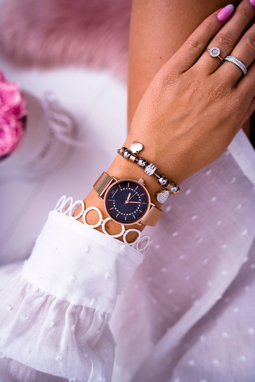 Dámske hodinky Giorgio a Dario Pink Gold Lonia