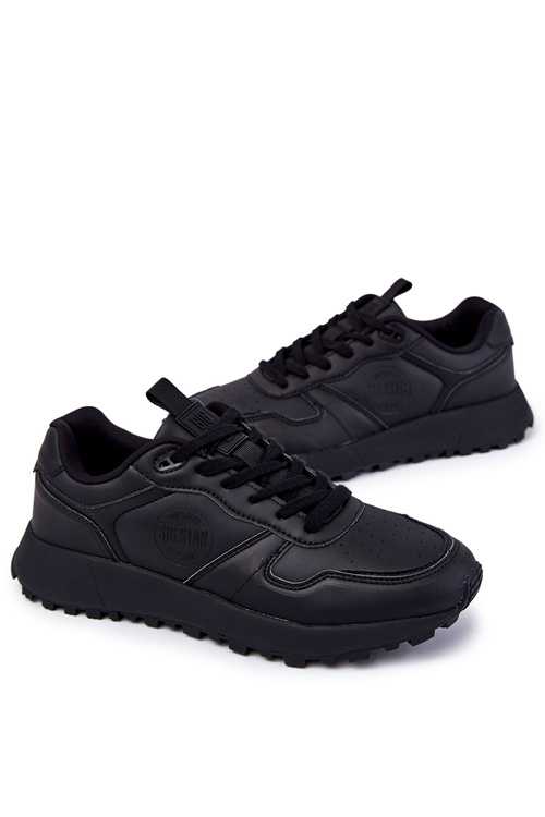 Pánská klasická sportovní obuv Memory Foam Big Star KK174232 Černe