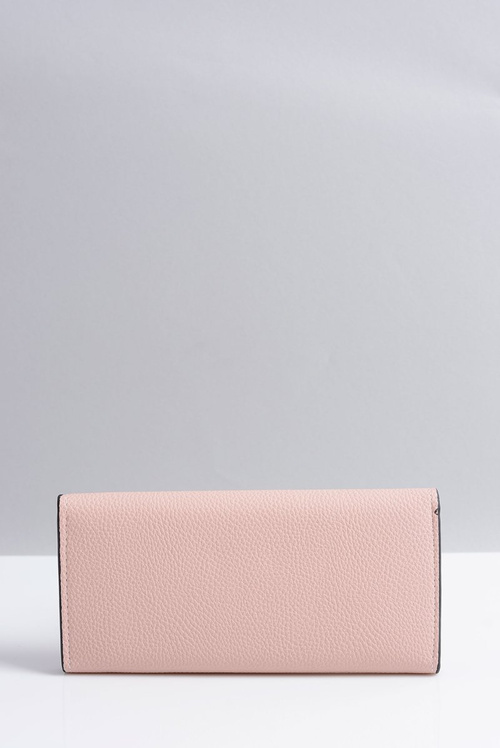 Stylowy Duży Różowy Portfel Damski