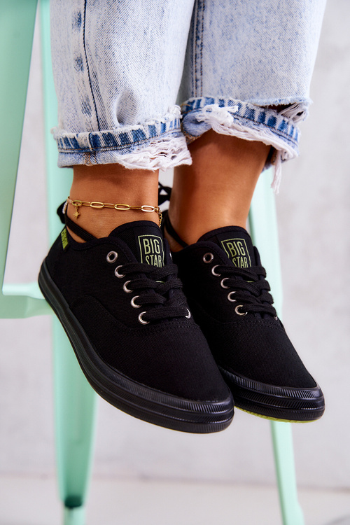 Lehké dámské tenisky Big Star JJ274261 Černá