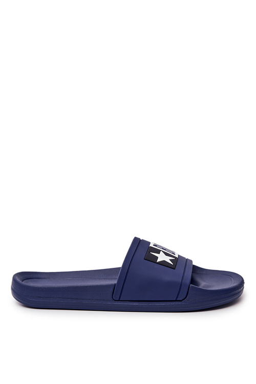 Pánska veľká hviezda DD174701 Navy Blue Plippers