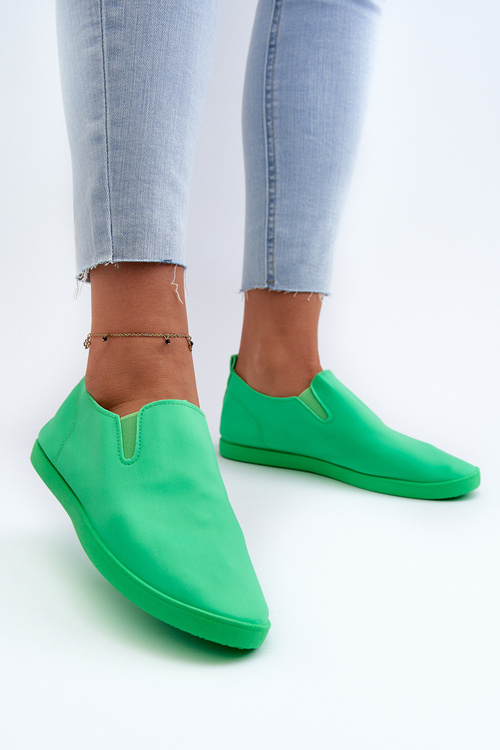 Dámske Tenisky Slip-On Zelené Lovinia