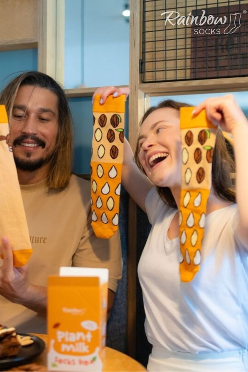 Ponožky PLANT MILK Rainbow Socks