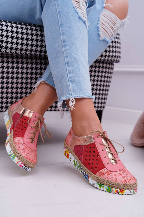 Dámske kožené topánky, Maciejka Coral 03339-18