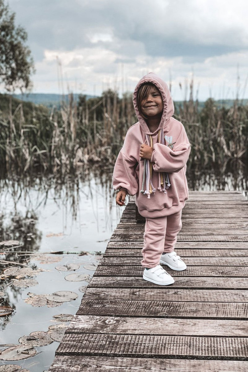 Dětské Tenisky Se Suchým Zipem Bíle-Růžové Zlato Cute Girl