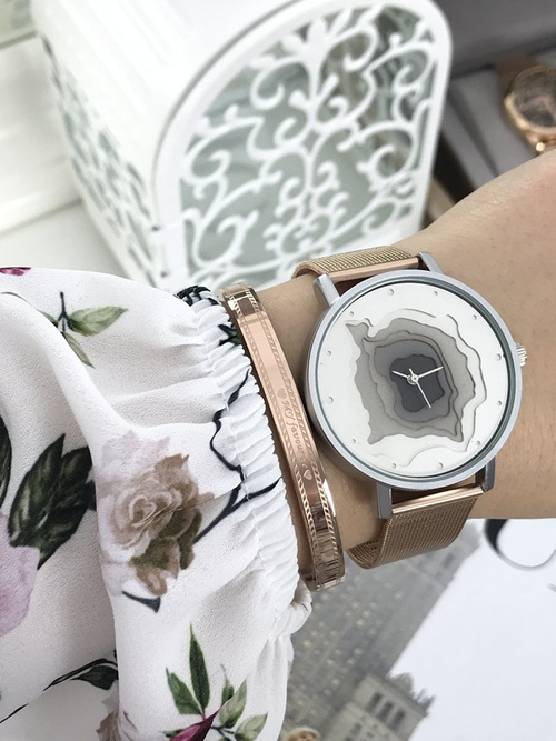 Dámske hodinky Michael John Cratos Pink Gold