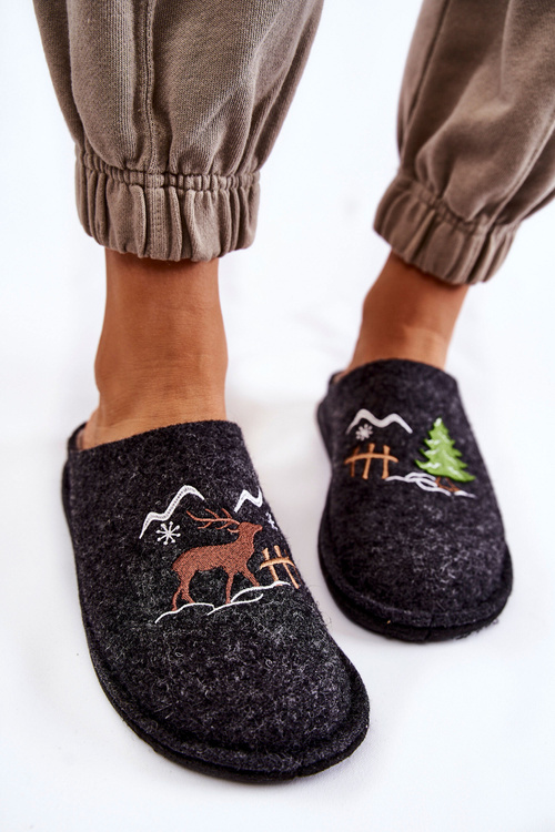 Domáce Papci Big Star KK276018 Čierna a béžová