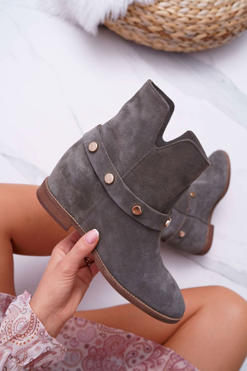 Dámske topánky Laura Messi 1890 Koža Olive Suede Dermah