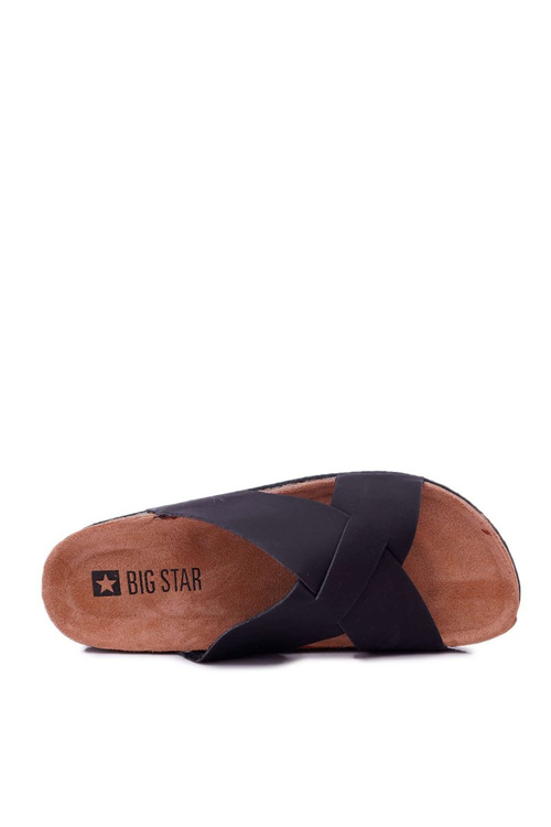 Pánské Klasické Nazouváky Big Star Černé DD174603