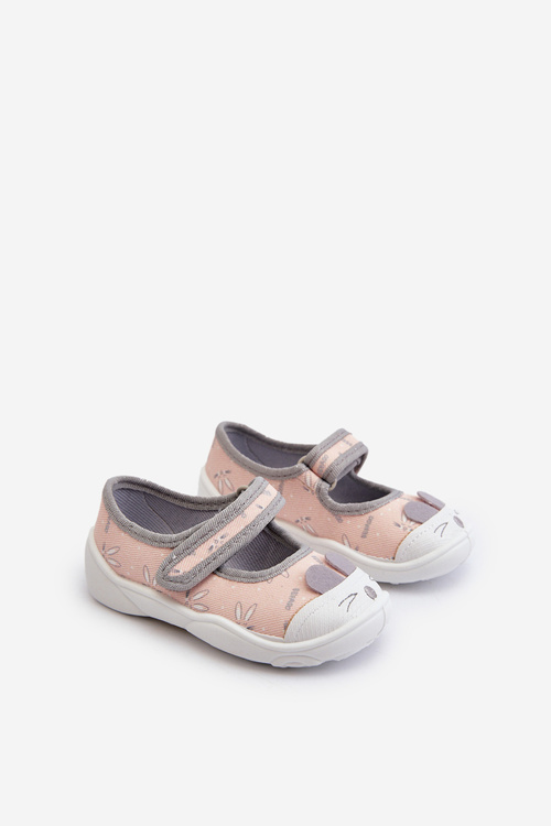 Domácí Baletky Befado Králík 209P036 Broskvové