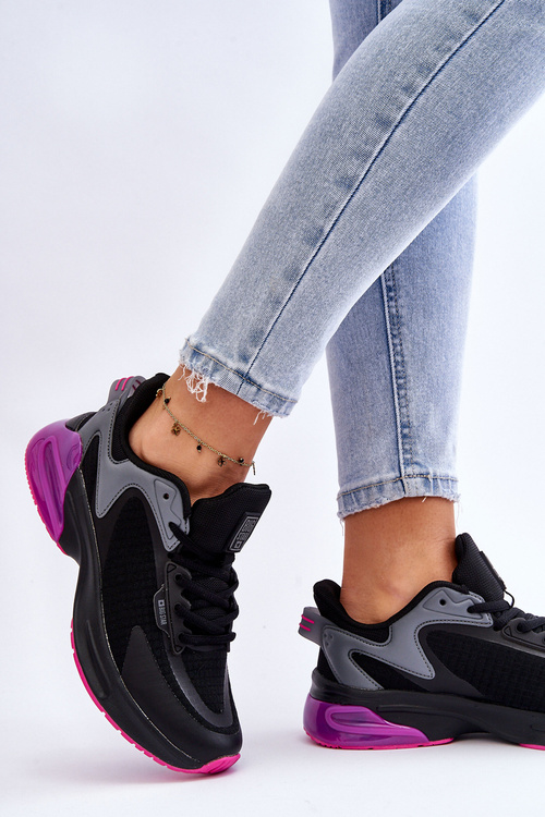 Pohodlné sportovní boty Memory Foam System Big Star LL274335 Cerne