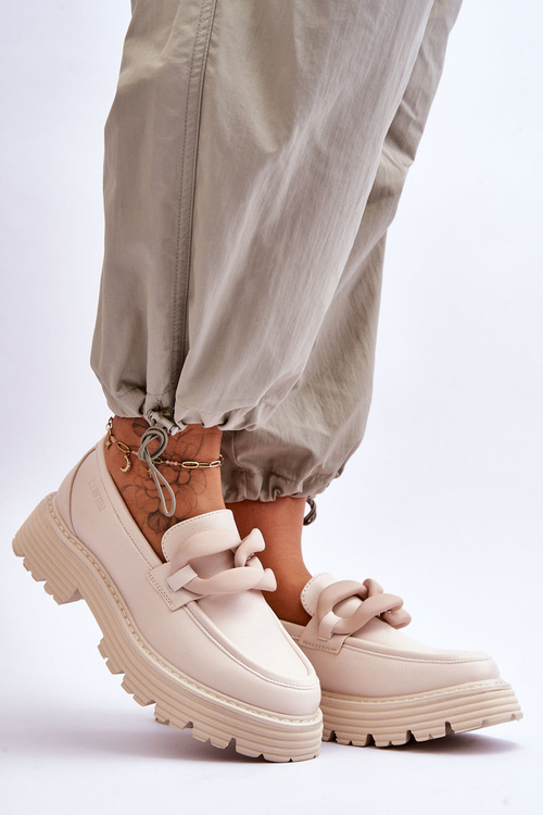 Veľká hviezda LL274581 Kožené mokasíry