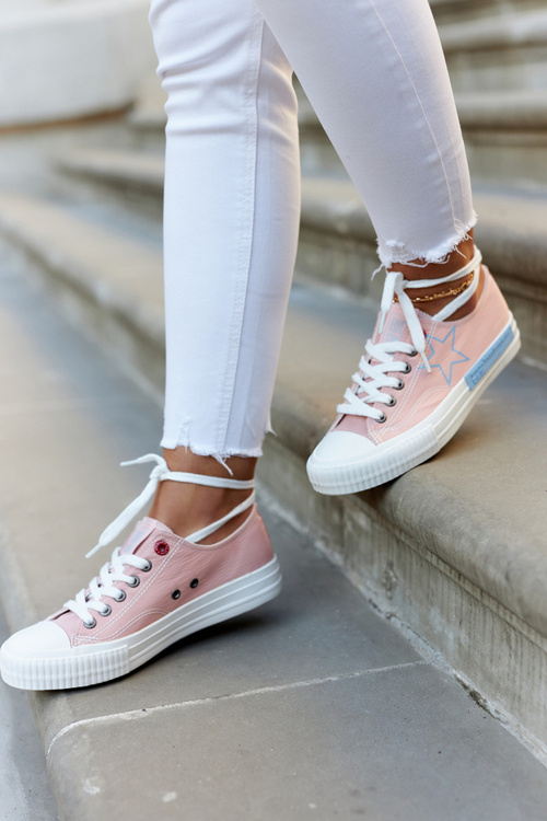 Dámske nízke tenisky Veľká hviezda JJ274385 Pink