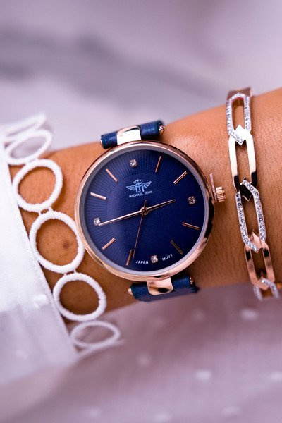 Dámske hodinky Michael John Navy Narsen