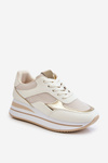Dámská sportovní obuv na klínku Světle béžová Ruby