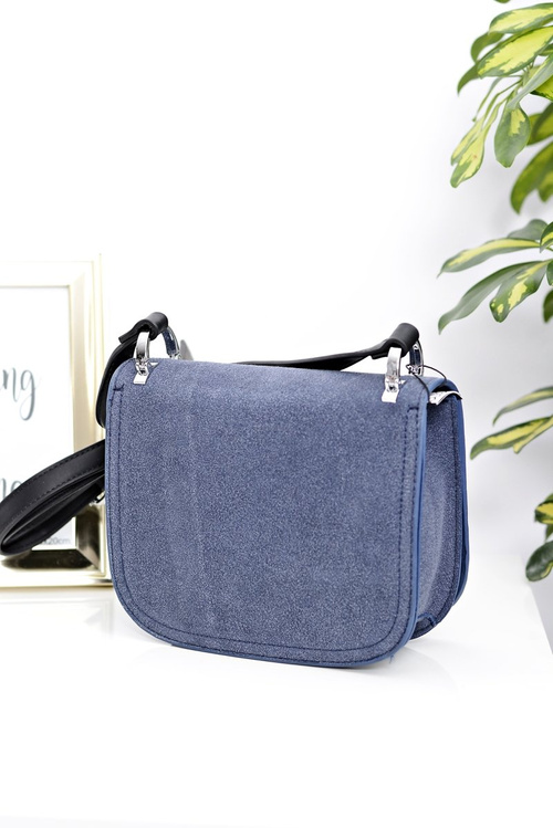 Dámska námornícka modrá kabelka na ramene