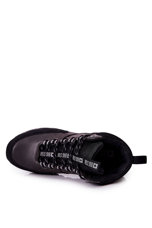 Vysoké športové topánky veľká hviezda II174176 čierna