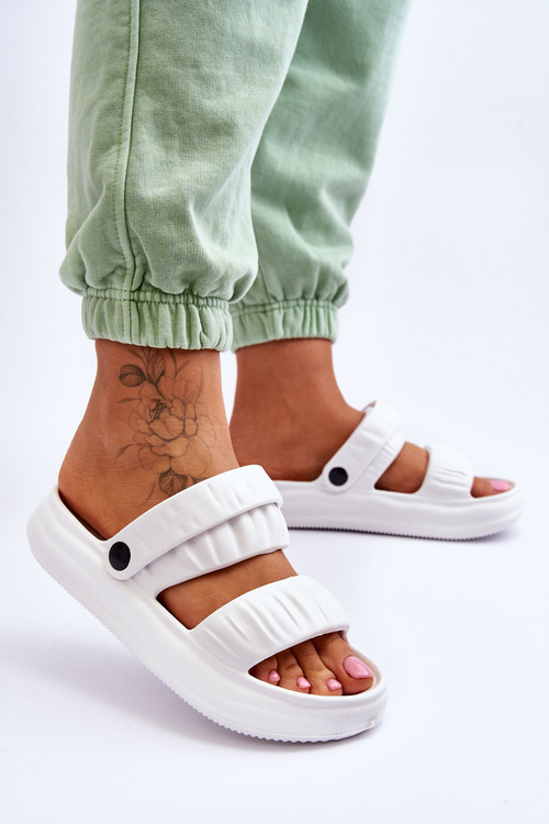 Sandály Foam Slide White Lirell