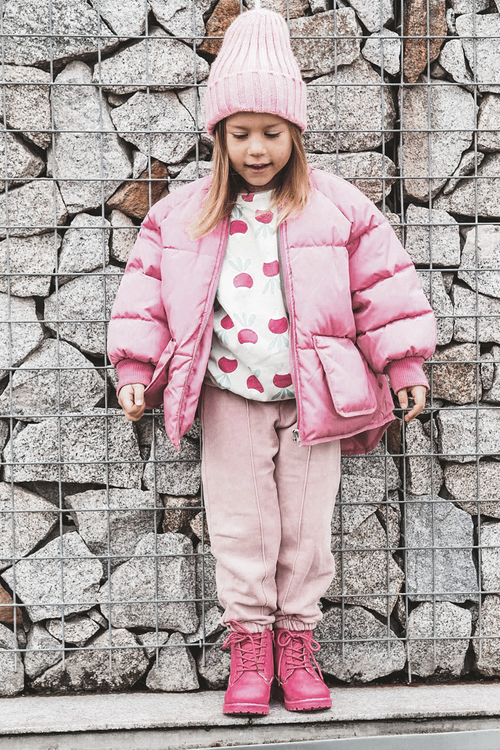 Dětské boty Trappers se zipy fuchsie Dexter