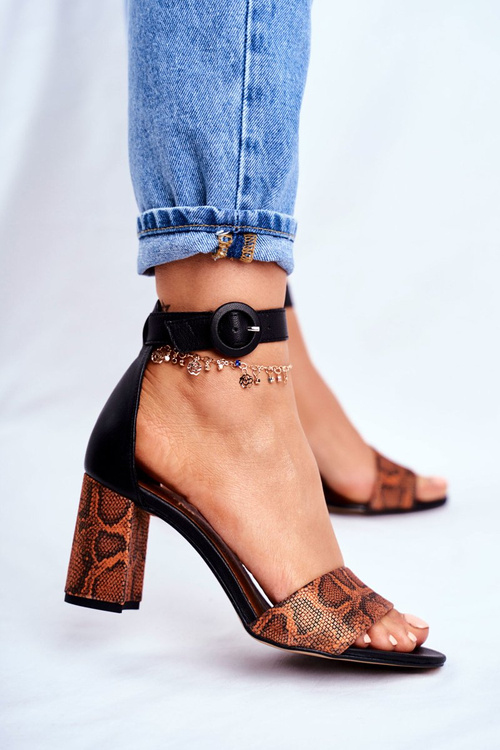 Dámske sandále Maciejka Leather Orange Gad 04235-18/00-5