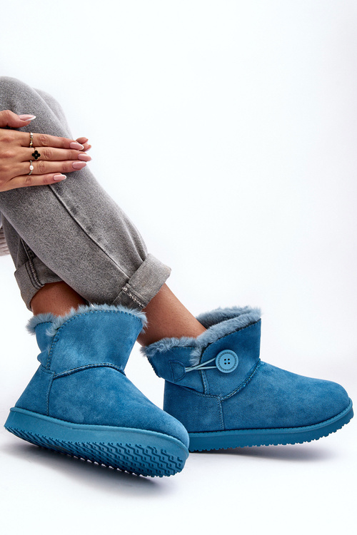 Ocieplane Dámské Sněžáky s Ozdobou Modré Siriol