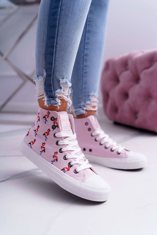 Dámske vysoké tenisky Flaminga Big Star Pink DD274661