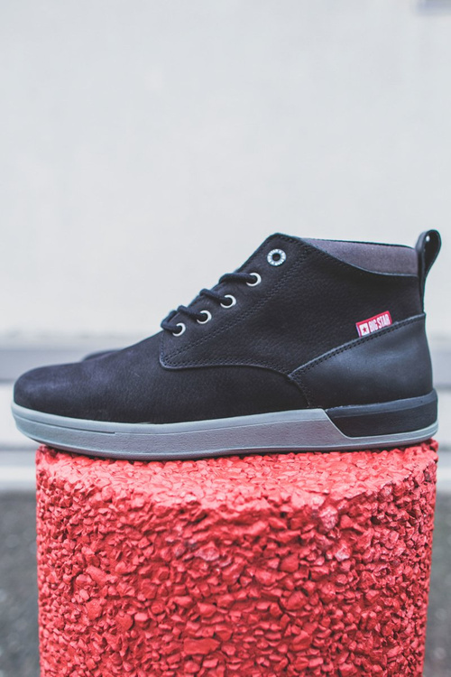 Pánske topánky Big Star Black EE174197 Kožené topánky