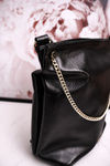 Dámska kabelka s odnímateľnou Laura Biaggi maľovaná čiernou farbou