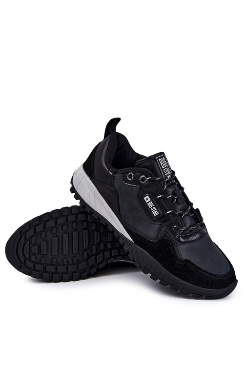 Pánská klasická sportovní obuv Memory Foam Big Star KK174270 Černá